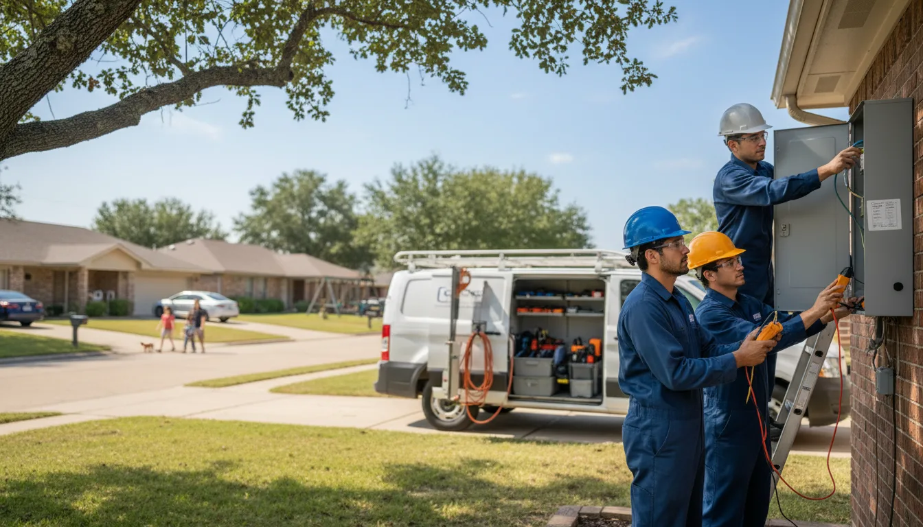 Certified electrician providing emergency electrical services in Cherryville, NC